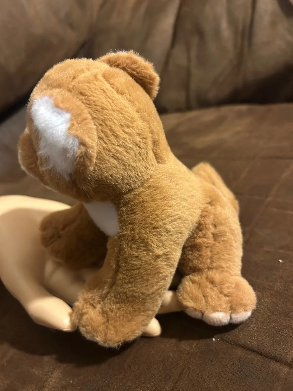 Plush Small Pet Lion Cub Toy - Brown